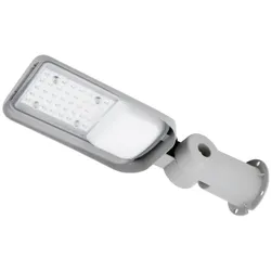 Straßenleuchte Straßenlaterne Straßenlampe JAZMIN 30W 4000K 4050LM IP65 Hellgrau C82-JAZ-030LG-4K