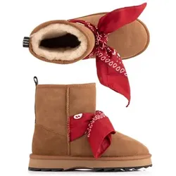 EMU Australia Damen-Stiefel Sharky Mini Bandana Schafsfell wasserabweisend