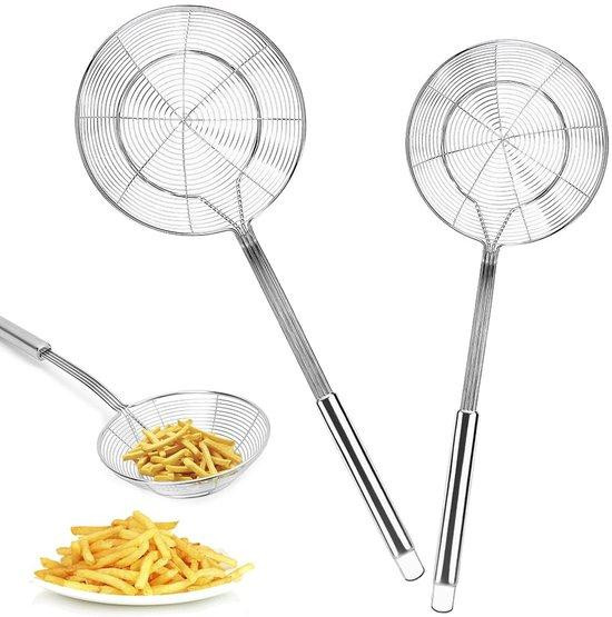 Benza Ibenzoa Duplex roestvrijstalen kookset met opscheplepel en zeef, diameter 14 en 16 cm