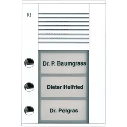 TCS Tür Control Audioaußenstation1-reihig PDS03-WS/04