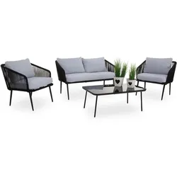 Lounge-Set TAMPA (BHT 126x72x45 cm) - Bezug: Stoff - BHT 126x72x45 cm