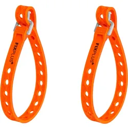 FIXPLUS Spanngurt Strap nano/slim fit | 30 cm | orange | 2 Stück