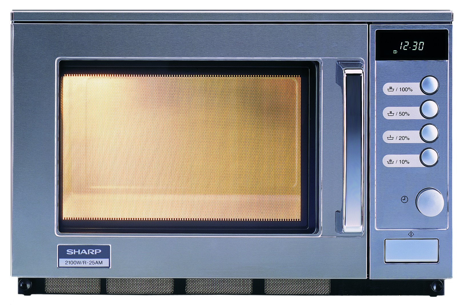 Sharp Home Appliances R-25AM, Arbeitsplatte, Solo-Mikrowelle, 20 l, 2100 W, Eingebautes Display, Berührung