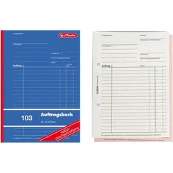 herlitz Formularbuch Auftrag A5 103 3x40 Blatt selbstdurchschreibend