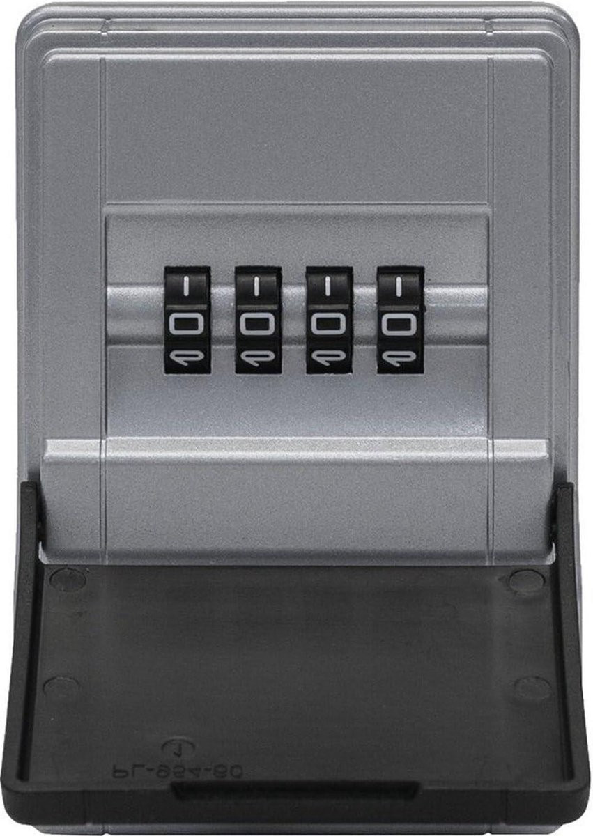 KeyGarage™ 727 Mini Sleutelkastje voor aan de muur - Zwart/Zilver - Maximaal 8 sleutels