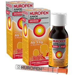 NUROFEN Junior Fieber- & Schmerzsaft Duo 2X100 ml