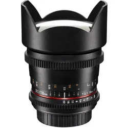 Walimex 10/3,1 Video APS-C Sony E (Sony E, APS-C / DX, Micro Four Thirds), Objektiv, Schwarz