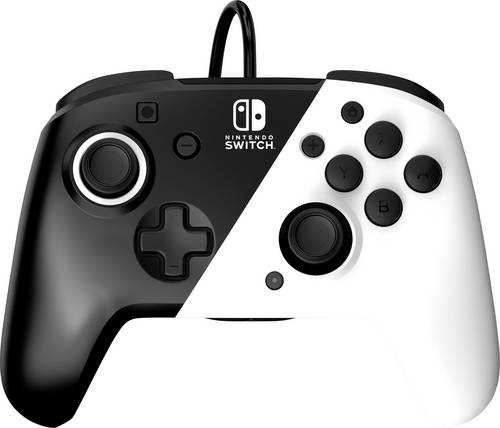 Nintendo PDP Switch Controller schwarz/w Gamepad Switch, Switch OLED Schwarz, Weiß