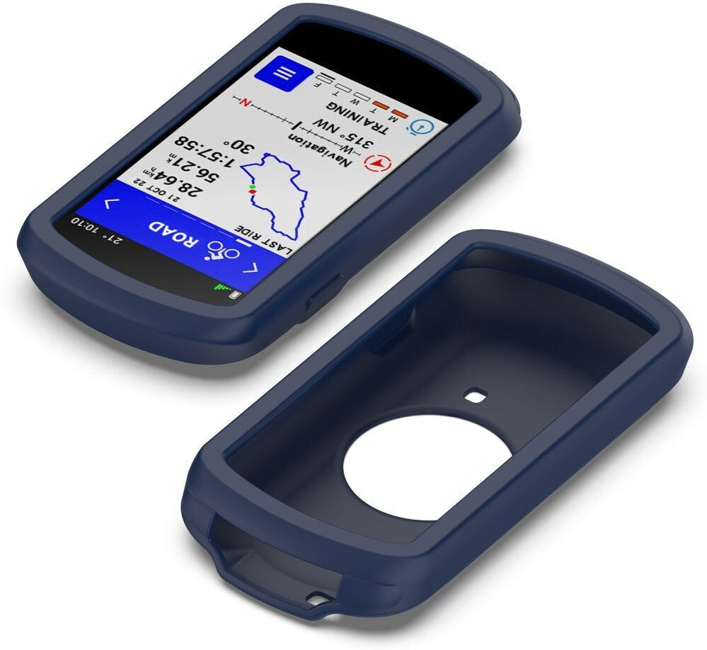 INCOVER Garmin Edge 1040 Blødt Silikone Cover - Mørkeblå