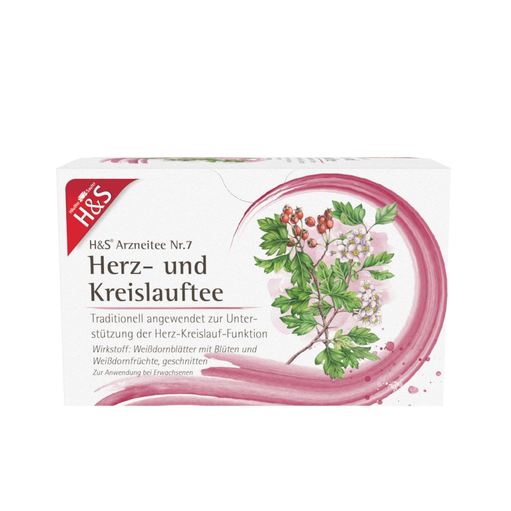 H&S Herz Kreislauf Tee Filterbeutel 20x2 g