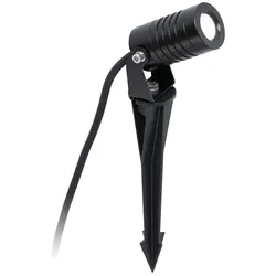 Faro Outdoor LED Strahler BALDER, mit Pfahl, 3W, 3000K, IP67, schwarz matt FAR-70469