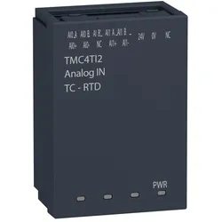 Schneider Electric TMC4TI2 Steckmodul, Modicon M241, E/A Erweiterung, 2 Temperatureingänge, Auflösung 14 Bit, Schraubklemmen