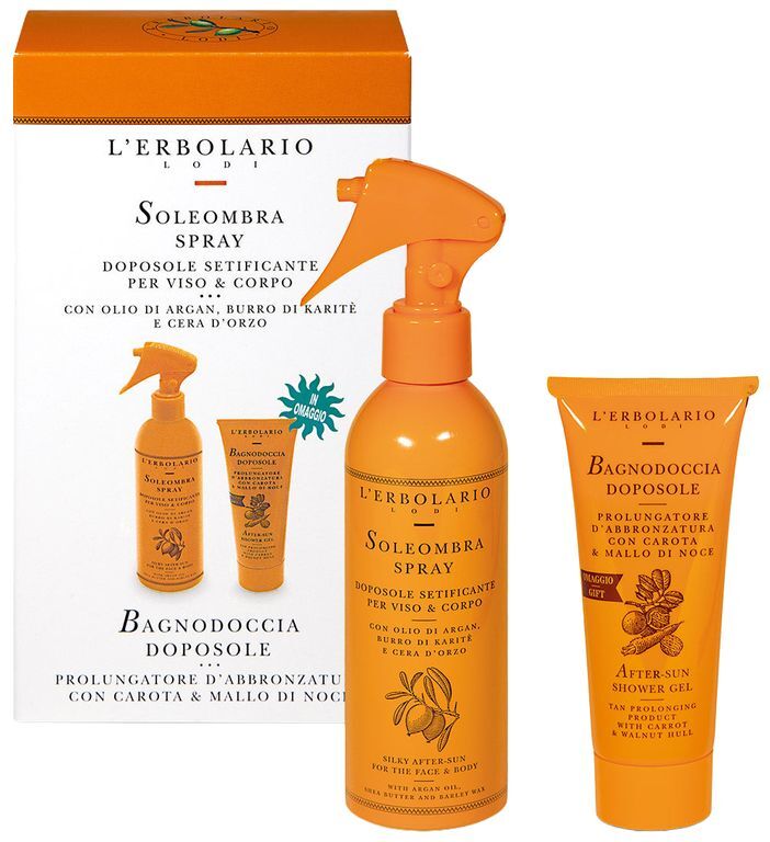 L'Erbolario Kit Soleombra Spray 200 Ml + Bagnodoccia Doposole