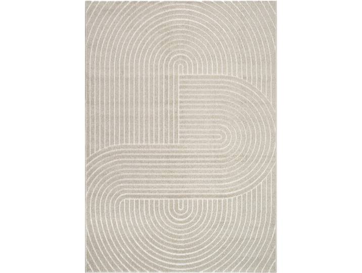 Outdoorteppich Tenerife Plus, Beige, Boho, rechteckig, 140x200 cm, ISO 9001, Bsci, Oeko-Tex® Standard 100, für Fußbodenheizung geeignet, in verschiedenen Größen erhältlich, pflegeleicht, leicht zusammenrollbar, Teppiche und Böden, Teppiche, Outdoorteppiche