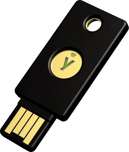 Yubico USB Passwort Manager Stick YubiKey 5 NFC FIPS Schwarz/Gold 5060408464229
