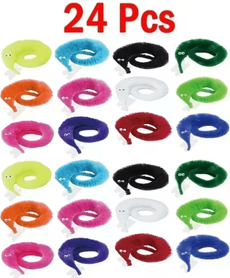 Inspire Curations Twisty Worm Magic Toy & Cat Teaser Set 24 Pcs