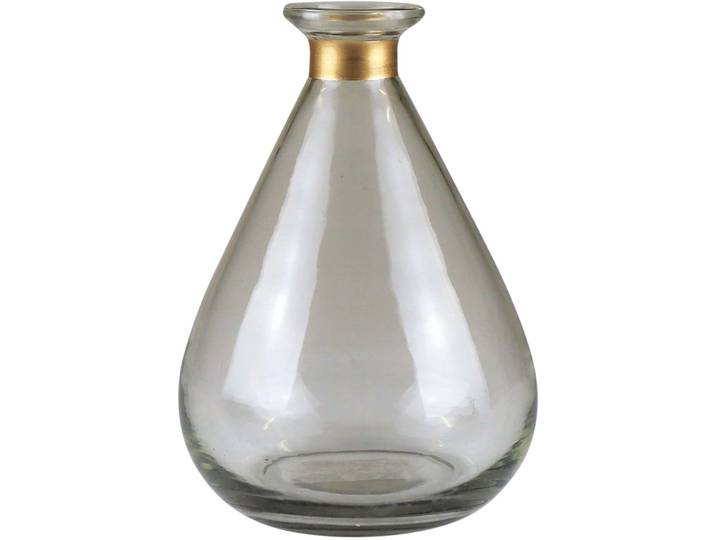 Dekovase AM DESIGN in klarem Design , transparent (klar), B:13cm H:19cm, Glas, Vasen, Dekovase, für jede Art von Blumen