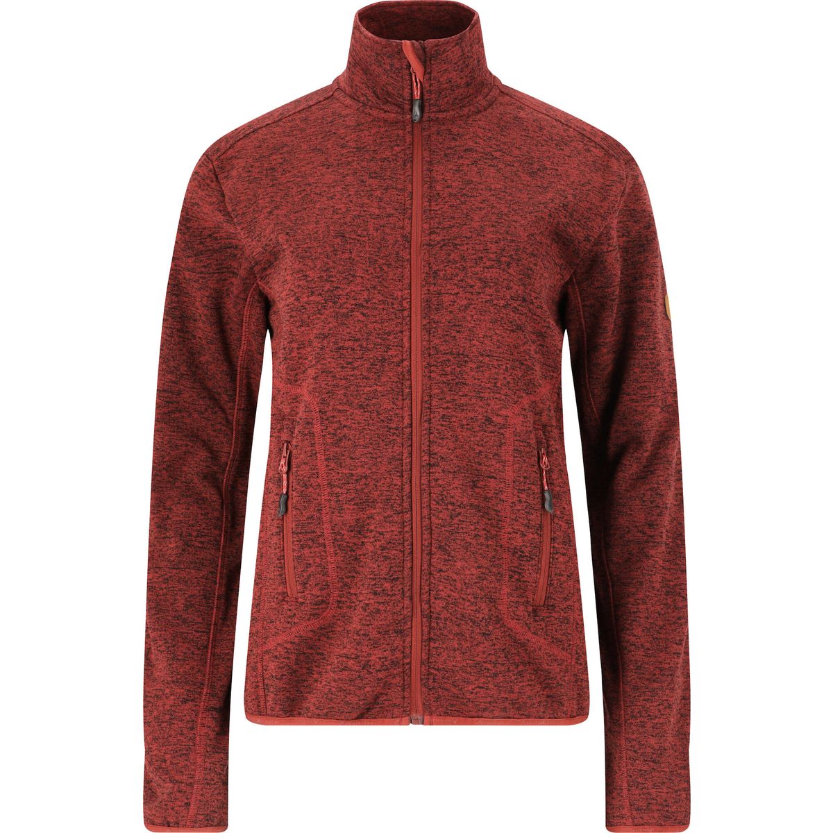 Whistler Samani W Melange Fleece Jacket red pear (4244) 36 W191188-4244-36