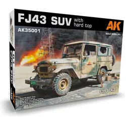 AK Interactive 35001 FJ43 SUV w/Hard Top 1:35 Plastic Model Kit