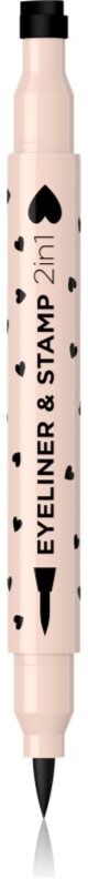 Eveline Cosmetics Variété multifunctional eyeliner 2-in-1 type Heart 1 pc