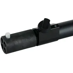 Wentex P&D Telescopic upright 2-way,120-180cm,schwarz für Pipe and Drapes