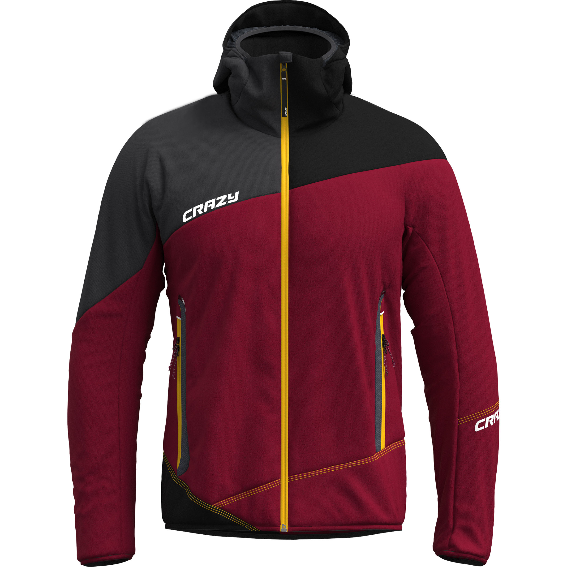 Crazy Neutron Herren Kunstfaserjacke rot Größe XXL Trekking Wasserabweisend Wasserabweisend