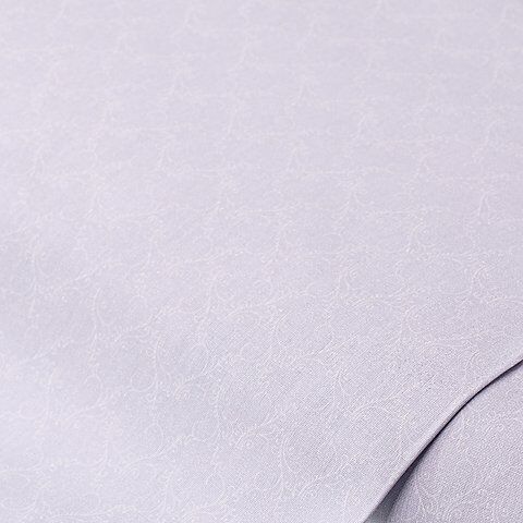 Baumwoll-Trachtenstoff "Ranken", silber