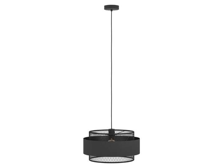 EGLO Bazely\, Support flexible\, noir\, noir\, acier\, tissu\, rond