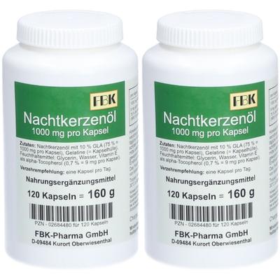 Nachtkerzenöl 1000 Kapseln 2x 2x120 St