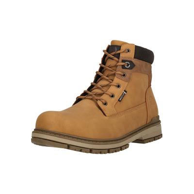 Stiefel WHISTLER "Averon", Damen, Gr. 41, braun (dunkelgelb), Kunstfaser, Lederimitat, Schuhe Stiefel, im trendigen Retro-Design