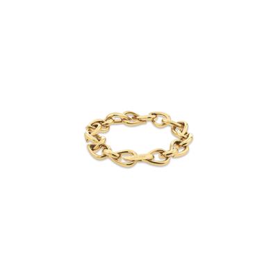 Armkette CALVIN KLEIN "SCULPTURED DROPS", gold (gelbgoldfarben), Armbänder, Damen, 18,5cm, Edelstahl, Armkette