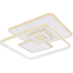 Deckenleuchte RODERICK (LBH 50x50x6 cm) - weiß - LBH 50x50x6 cm