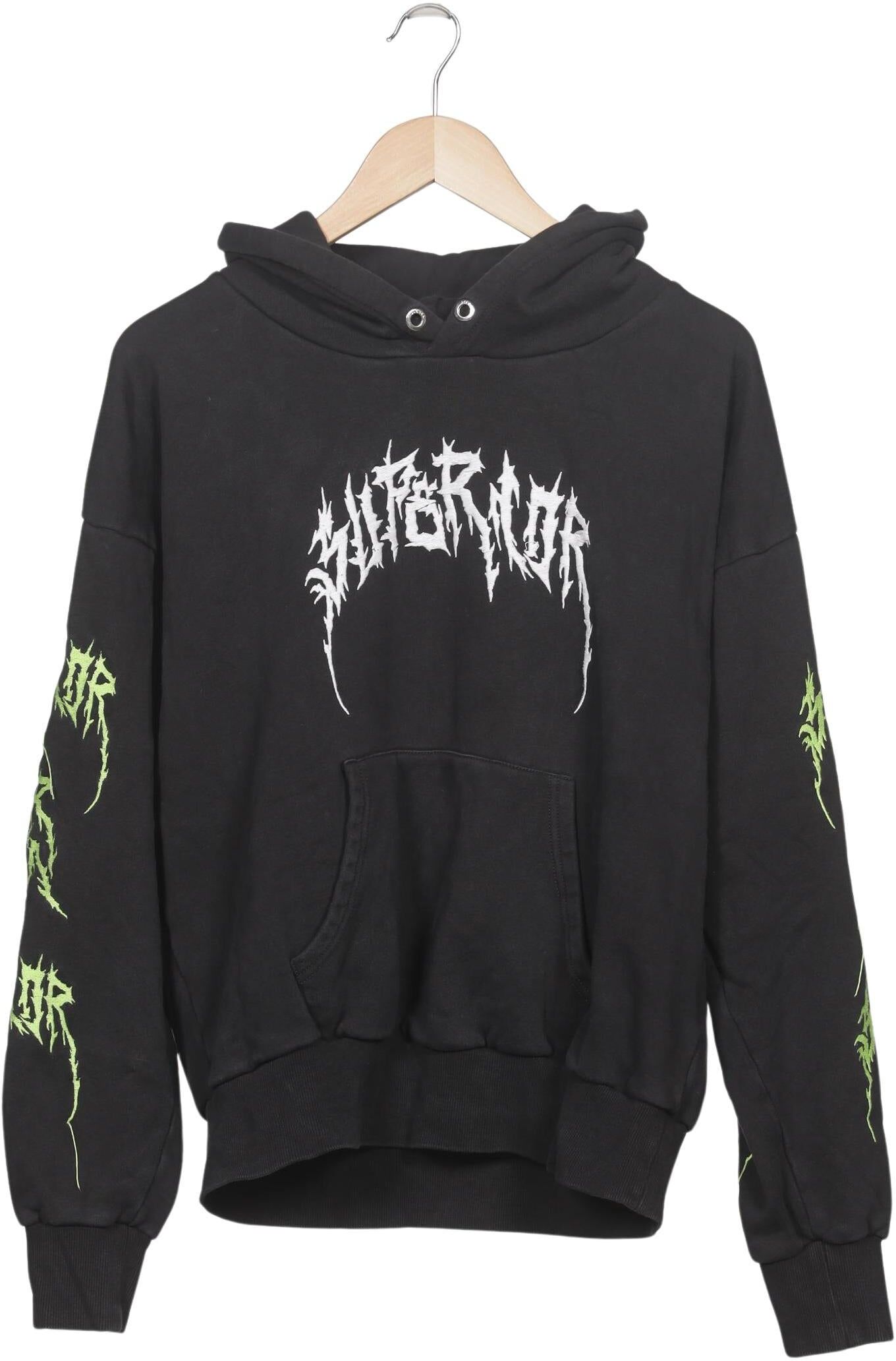 Diesel Herren Kapuzenpullover, Neon, Gr. M, Baumwolle / Synthetik - Second Hand