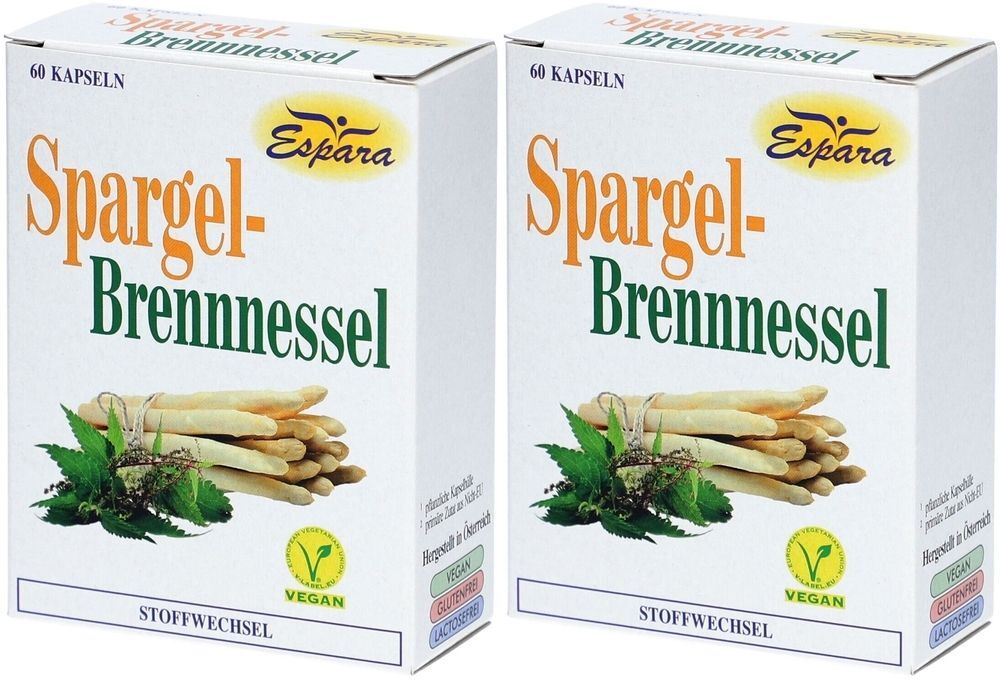 Espara SPARGEL-BRENNESSEL-Kapseln 2x 2x60 St Kapseln
