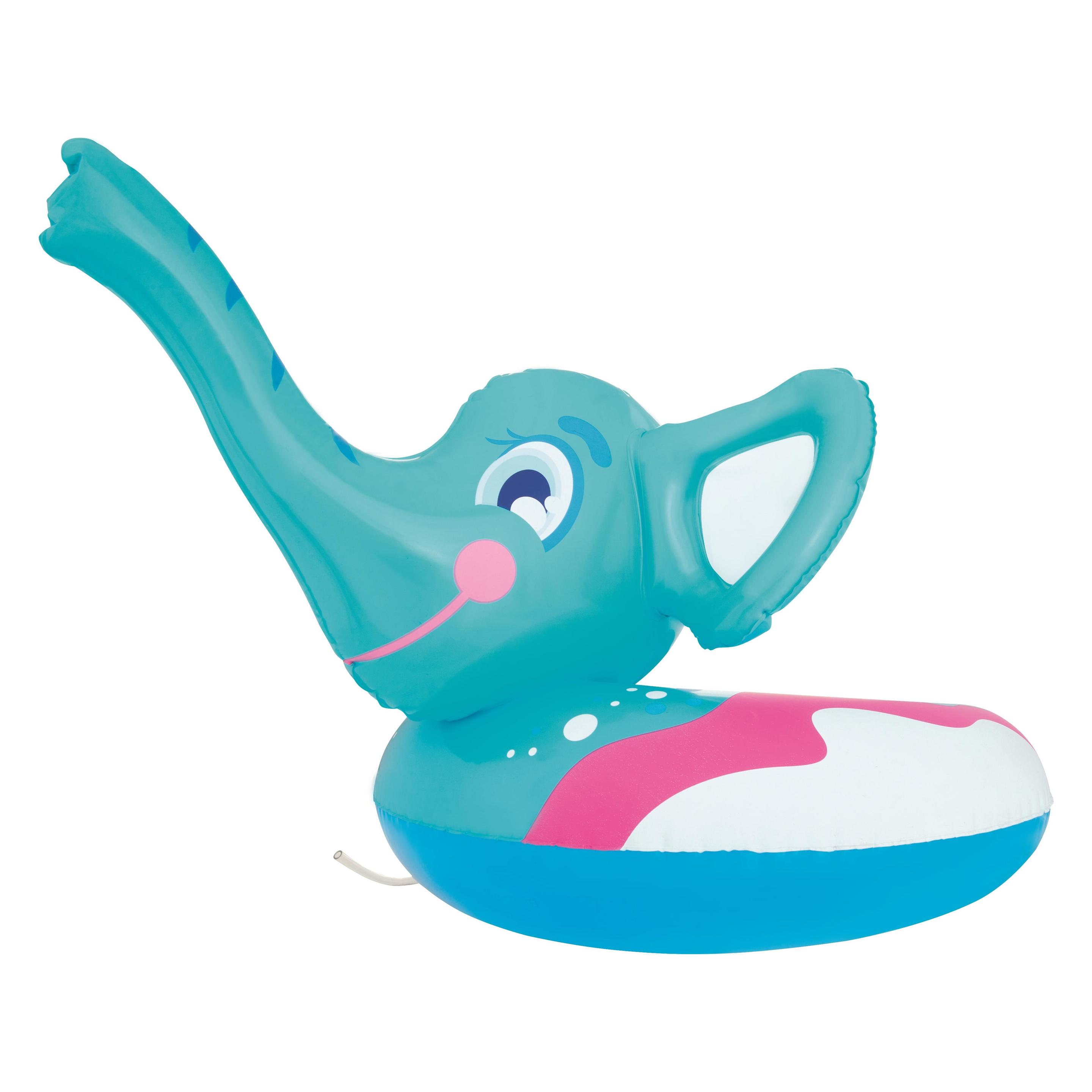 Bestway Elephant Spray Ring, Multicolour, Swim ring, Pattern, Vinyl, 3 yr(s), 6 yr(s) (MCU36116)