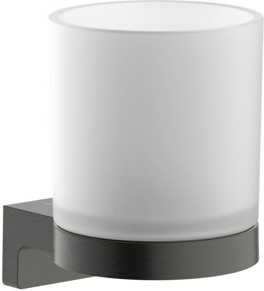 Hansgrohe AddStoris S Zahnputzbecher 41769340 Wandmontage, brushed black chrome