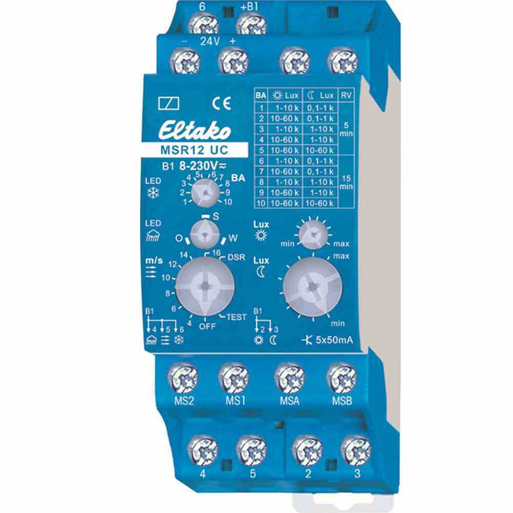 Eltako multifunctioneel sensorrelais MSR12-UC 22500501