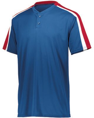 Augusta Sportswear 1557 Athletic Power Plus Jersey 2.0 T-Shirt in Royal/Red/White size 2XL   Polyester