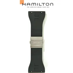 Hamilton - Digital Band-set Kautschuk-schwarz-50/48 H691.515.102 - schwarz