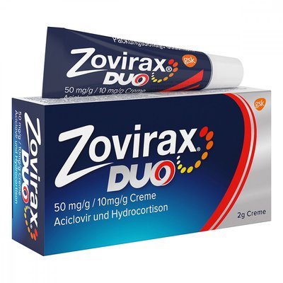 Haleon Germany GmbH ZOVIRAX Duo 50 mg/g / 10 mg/g Creme 2 g 13170548