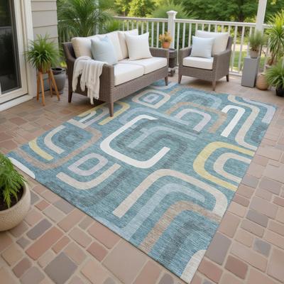 Addison Rugs Machine Washable Indoor/ Outdoor Modern Penner Chantille Rug