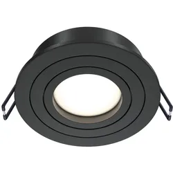 Technical Einbauleuchte Atom Aluminium Schwarz DL023-2-01B mit IP 20