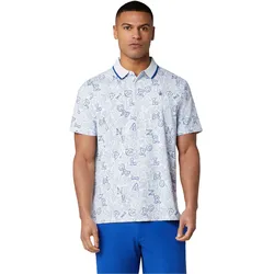 Original Penguin  Polo Heritage Original Logo Play, weiss/bunt