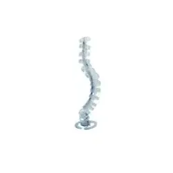 Legrand 8190220 Cable Worm CW-3 Offenen Gliedern 2zügig Stahl-Fußplatte blau-tr.