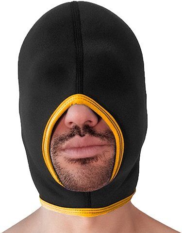 Cagoule Face Fucker Brutus Noire-Jaune