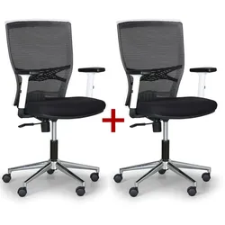 Bürostuhl HAAG 1+1 GRATIS, schwarz