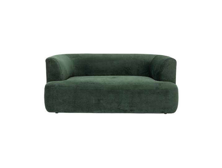 Canapé L165 cm en polyester vert Morgan
