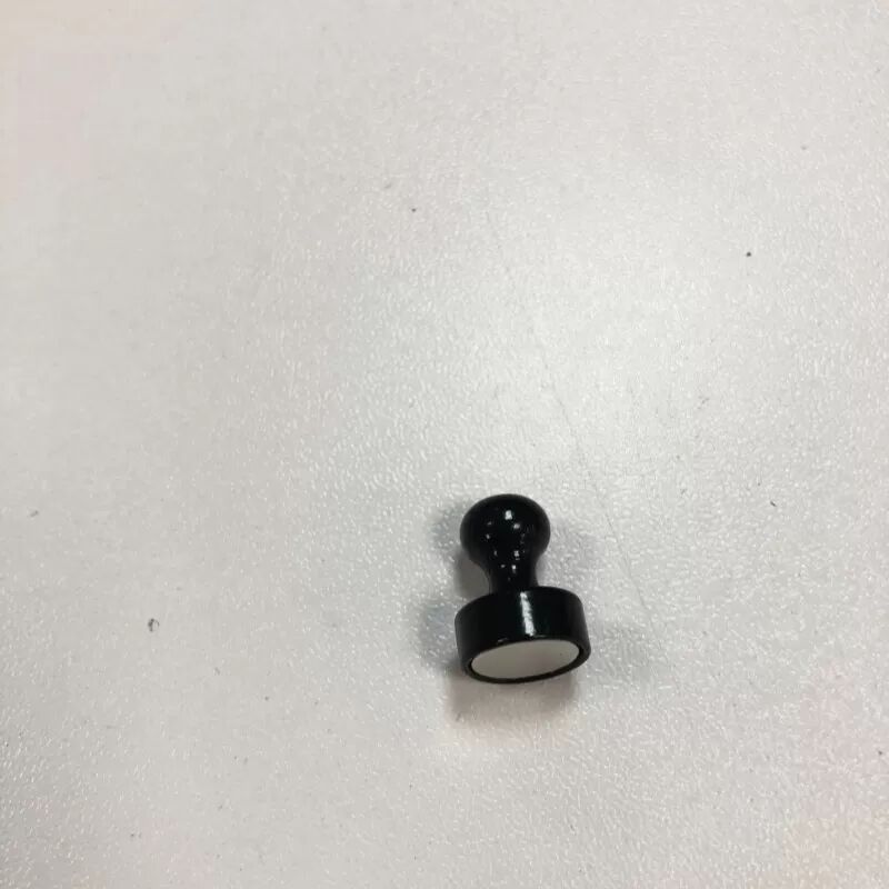 INF 16er-Pack magnetische Reißzwecken, starke magnetische Mehrzweck-Reißzwecken Schwarz