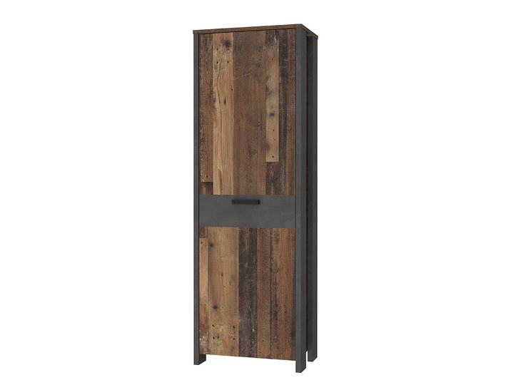 Garderobenschrank 67 x 202 x 42cm Braun/Grau