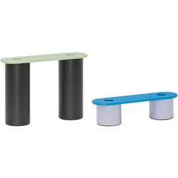 Hübsch, Kerzenständer, Modu Kerzenständer Multifarben (2er Set)